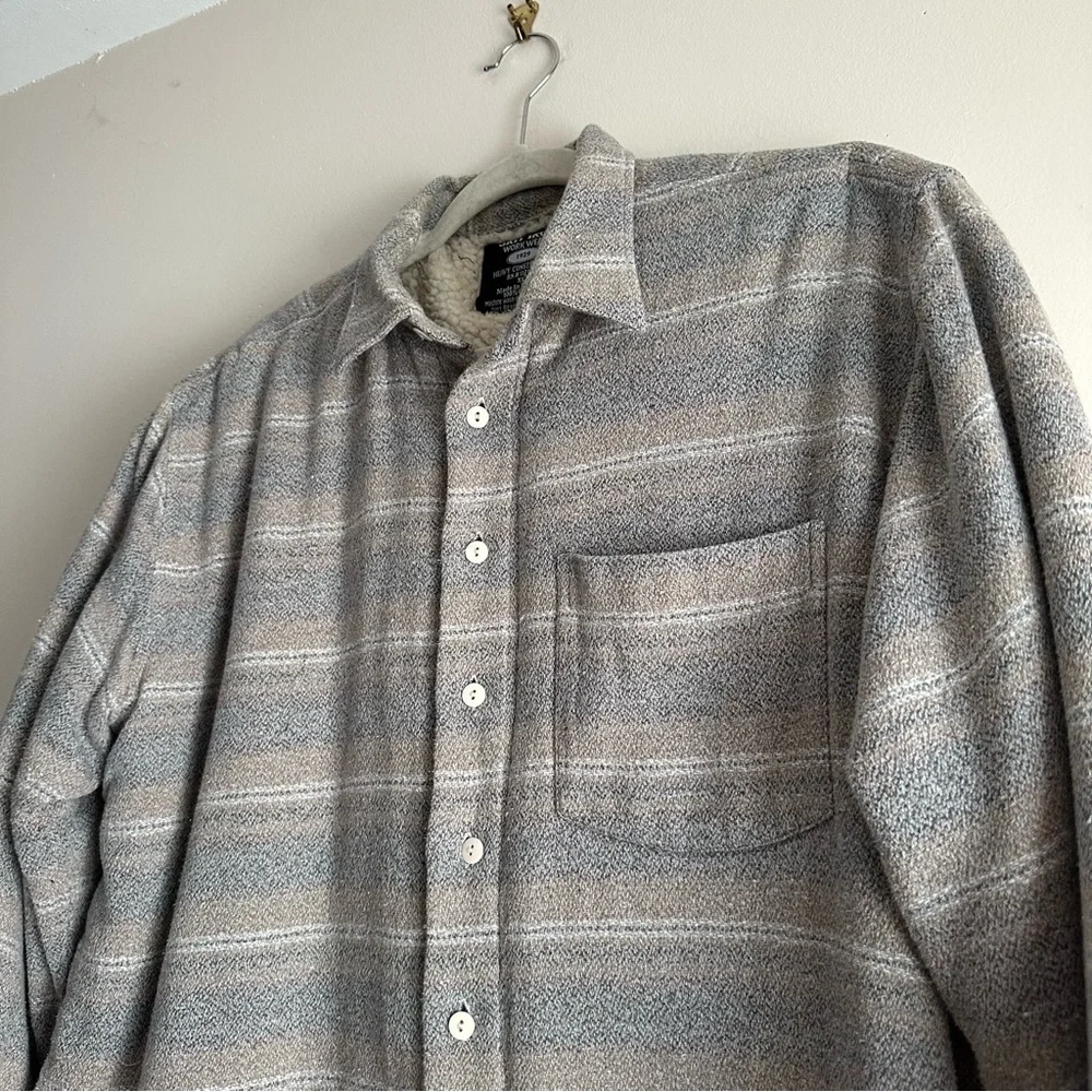 Grit Iron Workwear‎ • Sherpa Lined Cotton Shacket